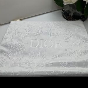 Dior make up pouch/ notebook bundle